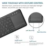 Zienstar AZERTY Français Lettre 2 4Ghz Touchpad Clavier Sans Fil pour Windows PC Portable Ios pad Smart TV HTPC IPTV Android Box 21061306j