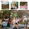 Swings Jumpers Bouncers Outdoor Thicken Canvas Hammock Home Garden Leisure 1-2 Person Swing Chair Camping Hunt Rest Stripe Hanging Bed Colorful Hammock 230718