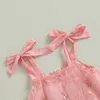 Robes de fille ma bébé 6M-4Y infantile enfant en bas âge enfant bébé fille robe sans manches arc tulle broderie florale robes d'anniversaire pour fille