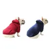 Hundebekleidung Bocca Haustierkleidung für Kapuzenpullover, Sport, einfarbig, warm, Frühling, Herbst, Winter, Outfit, Welpen, kleine und mittelgroße Hunde, Kostüm, Mantel