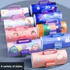 Pencil Bags Portable Creative Pencil Case Multifunction With Password Lock Large Capacity Pencil Case Boy Girl Trousse Scolaire 230719