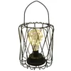 Wall Lamp Led Desk Lamps Basket Cage Table Night Light Bedside Wire Style Industrial Centerpieces Iron