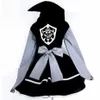 Die Legende von Zelda: Shadow Link, schwarzes Lolita-Kimono-Kleid, Spiel, Cosplay-Kostüm2887