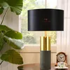 Настольные лампы светодиодные e27 северно -железная ткань цементная лампа. Свет. Lamp.desk Desk Lamp для спальни фойе