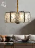 Hanglampen Emaille Chinese Stijl Kroonluchter Moderne Villa Woonkamer Designer Creatieve Persoonlijkheid Alle Koperen Lamp