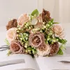 Decorative Flowers 1 Bunch Beautiful Simulation Flower Clear Texture Artificial Realistic Looking