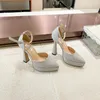 Sapatos formais Krasovki 12cm Gótico Cattwolk Pano com Lantejoulas Fivela Verão Dança Elagância Moda Feminina Sandálias Plataforma Cunha Sexy