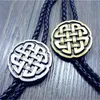 Bolo Ties Bolo tie Nouvelle chaîne de chemise rétro colliers de collier de noeud chanceux colliers longs pendentif HKD230719