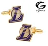 Cuff Links iGame Factory Price Retail French Cufflinks For Men Brass Material Basketball Football Club Team Design Cuff Links 230718