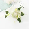Декоративные цветы 6 шт/куча роскошные дома свадебные украшения невеста Букет фальшивый цветочный цветок