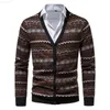 Men's Sweaters Varieties Knitted Pullover Men Fashion Autum Korean Casual Coats Long Sleeve V-Neck Sweaters Fit Button Tops Designer Cardigan L230719