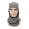 Masques de mode Cache-cou Connectyle Hommes Femmes Chapeau d'hiver Chaud Earflap Beanie Acrylique Crâne Cap Chapeau de ski avec masque coupe-vent Foulards Cagoule Chapeau 230719