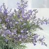 Decorative Flowers Purple 1PC Lavender Plastic Artificial Fake Plant For Wedding Home Bonsai Accessory Christmas Party Table Decor Material