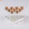 Clear Transparent Glass Bottles Jars With Cork Decorative Wedding Gift Crafts 50pcs 24 45 12 5mm 10mlhigh quantity233t