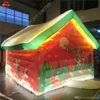 4x3x3mh aufblasbare Weihnachtsgrotte mit Licht und einer 3m hohen aufblasbaren Dartscheibe mit LED-Beleuchtung und Gebläse mit Tür2295