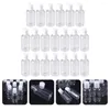 Bouteilles de stockage Bouteille vide Récipients de voyage En plastique clair Échantillon Lotion Rechargeable Taille Flip Cap Maquillage Articles de toilette Vaporisateur liquide