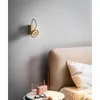 Wall Lamp Modern Creative Designer Style Bedside Study Table Art Retro Rotable monterad