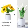 Другое домашнее декор DIY Custom, сделанная для VIP -подсолнечника Tulip Table Lamp 230718