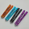 theone basilisk balisong Butterfly training trainer knife One channel 7075 Aluminum Hanldle Bushing system