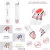 Masseur pour les yeux Masr Mini Ems Ion Heat Lifting Anti Rides Led Light P On Therapy Rajeunissement de la peau Beauty Device 230211 Drop Delivery Dhdxi