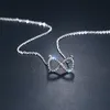CZ Stone Choker Charm Collier Pour Femmes Filles Argent Plaqué Or Infinity Pendentif Colliers Bijoux NC-208254K