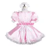 Sissy Maid mini Dress pink Satin dress CD TV Tailor-made307o