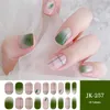 Stickers Decals 14/16/18/20 Tips French gel nail strip patch slider adhesive waterproof full cover gel nail hedgehog UV lamp required 230718