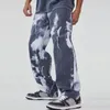 Jeans pour hommes Sports Pantalons pour hommes Poche d'été Denim Pleine longueur Imprimé Casual Bodybuilding
