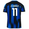 23 24 Maillots de football Lukaku Barella Correa Inters Milan Giroud Ibrahimovic Lautaro Milans Theo Brahim Maillot de football 2023 2024 Fans de joueurs Hommes Kits Kits Ensembles