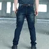 Calça tática de jeans de jeans de jeans de jeans de jeans de combate de vários bolsos militares