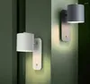 Lampada da parete Nordic Camera da letto Comodino Studio Sala da pranzo con interruttore Macaron LED Semplice
