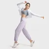 LL Women Sports Pants مصممة Original UPF50+سراويل واقية من أشعة الشمس مع موز قاع نفس سروال مستقيمة متعددة الاستخدامات للنساء