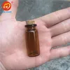 22 50 12 5mm 10 ml Amber Glass Bottles With Cork Empty Tiny Burkar Söta 10 ml Glass Corks Bottle Clasts 100Units Bottle231W