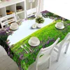 Toalha de mesa 2023 impressa em poliéster com padrão doméstico toalha de mesa-23HY40