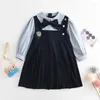 Meisje Jurken Melario Schooluniform Casual Mode Kinderen Voor Meisjes Kinderen Ontworpen Outfit 2-7 Y Jurk