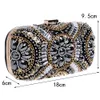 Avondtasjes SEKUSA Dames Crystal Avondtasje Retro Beaded Clutch Bags Wedding Diamond Beaded Bag Kleine schoudertassen 230718