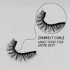 Valse wimpers Devoservice Russian Strip Lashes 8 Pairs Fluffy Mink 3D DD Curl Fake Makeup