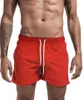 Men's Shorts 2022 Summer Men's Beach Shorts New Simple Fitness Sports Casual Elastic Waist Drstring Male Surfing Board Short Pants S-3X L230719