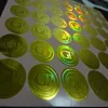 design&3D color changing Secure custom hologram label sticker printing can be with serial unique number and scratch off co329A