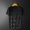 T-shirt da uomo manica corta stampata girocollo magliette per il tempo libero pullover magliette oversize Tee S-4XL