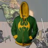 Herrtröjor tröjor herrar 3d tryck tröjor hjälte cosplay järn näve hoodies daniel thomas rand-k'ai roll play casual hooded pullover s-5xl t230719