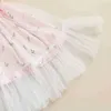 Mädchenkleider Ma Baby 6M-3Years Kleinkind Neugeborenes Baby Mädchen Kleid Ärmellose Spitze Blumendruck Kleider Sommerkostüme