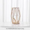 Candle Holders European Simple Iron Metal Golden Steel Candlestick Pen Holder Holds Frame Living Room Study Desk Decoration