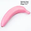 Party Decoration Artificial Fake Banana Faux Fruit Model Bar Shopping Mall House Restaurant Kitchen Simulation Plastic Toys