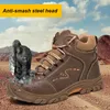 Bottes Chaussures De Sécurité Indestructibles Hommes Avec Embout En Acier Imperméable Travail Anti-Smash Anti-crevaison Homme