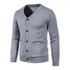 Camisolas Masculinas 2023 Autum Inverno Marca Moda Malha Masculina Cardigan Suéter Magro Coreano Casacos Casuais Jaqueta Roupas Masculinas