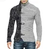 メンズセーター新しい春2022年春の男性アウトウェアファッションデザインミドルレングスセーターメンL230719
