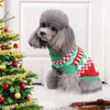 Dog Apparel Christmas Clothes Soft Cute Lightweight Warm Costume Winter Coat Funny Convenient For Veterinary
