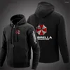 Sweats à capuche pour hommes 2023 Hommes Umbrella Corporation Casual Pulls Solides Comfrtable Harajuku Élégant Mode Beau Slim Classique Pull Tops