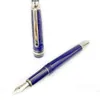 Pure Pearl 145 Fountain Roller Ball Point Pen Limited Edition Around the World in Eighty Days Blue Harts Stationery Office Sch301a